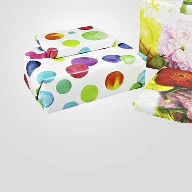 Trendy kadopapier stippen – rol 50 cm